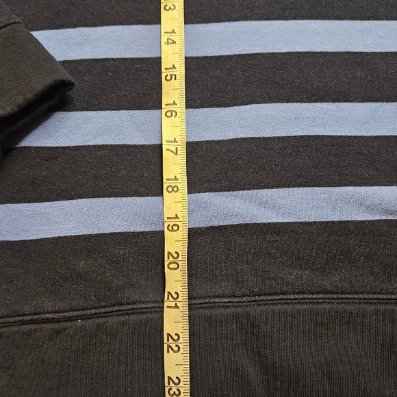 Talbots Womens Blue Striped Long Sleeve Crewneck Sweater Size Large - Picture 9 of 10